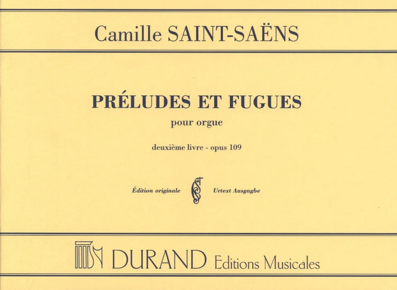 Préludes et Fugue pour orgue, Vol. 2: Op. 109
