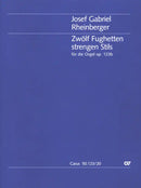 12 Fughetten strengen Stils, op. 123b