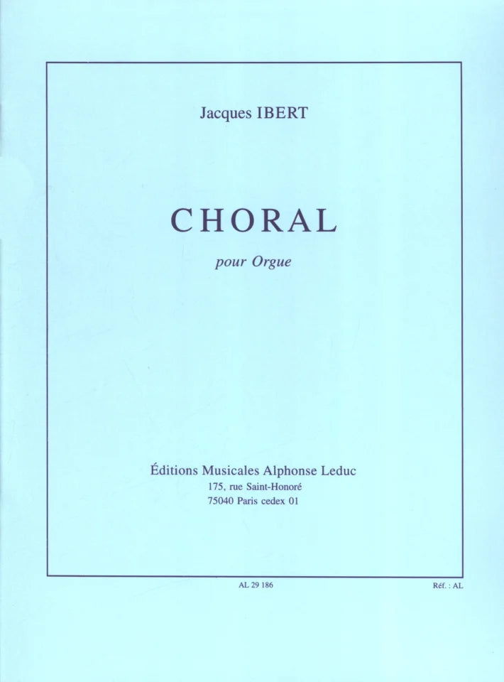Choral pour orgue