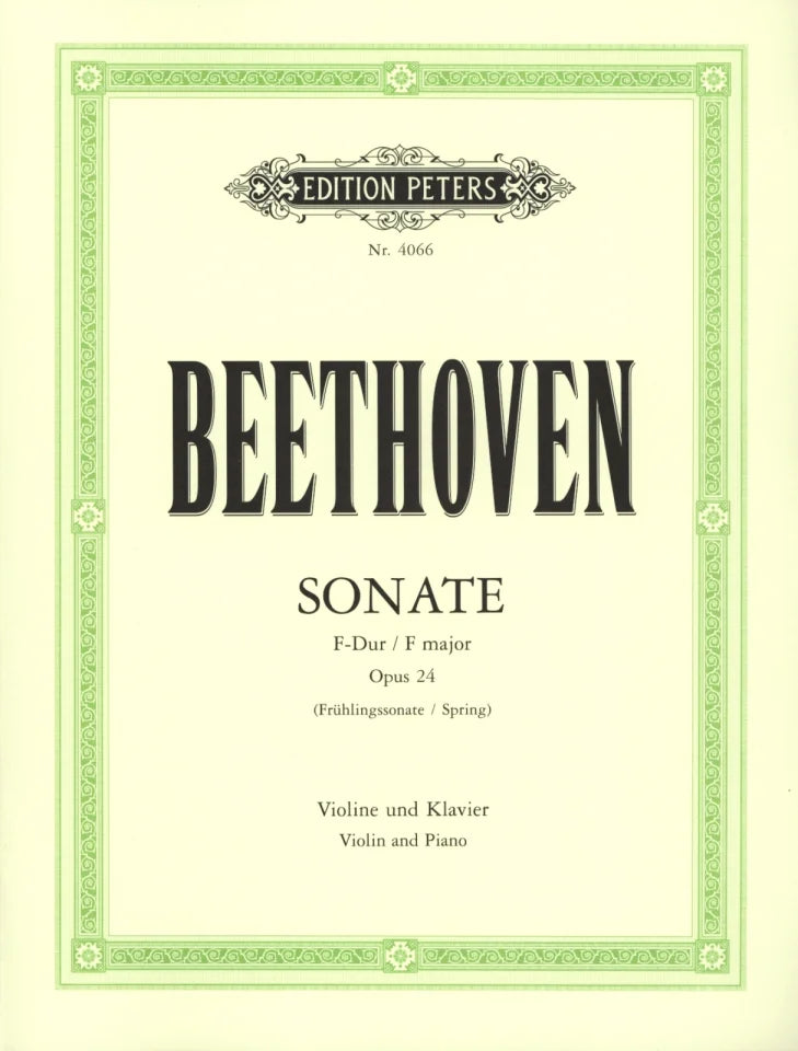Sonate F-Dur (Frülingssonate) = ヴァイオリン・ソナタ Op.24「春」
