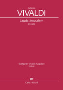 Lauda Jerusalem, RV 609 (Full Score): <b>2025年9月発売予定</b>