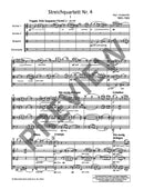 4. Streichquartett = 4th String quartet, op. 22 (Score & Parts)
