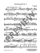 4. Streichquartett = 4th String quartet, op. 22 (Score & Parts)