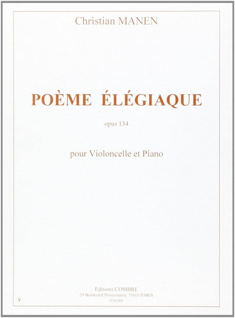 Poème élégiaque Op. 134