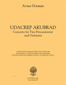 Udacrep Akubrad: for two percussionists and orchestra (Parts)