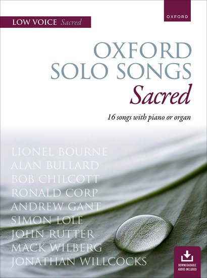 Oxford Solo Songs: Sacred (Low voice & keyboard)