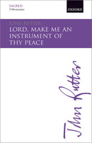 Lord, make me an instrument of thy peace
