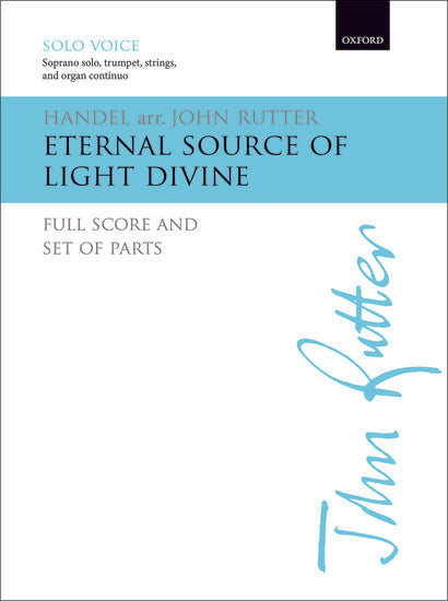 Eternal source of light divine (Orchestral score & parts)