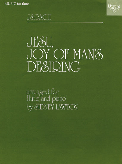 Jesu, Joy of Man's Desiring (Flute)