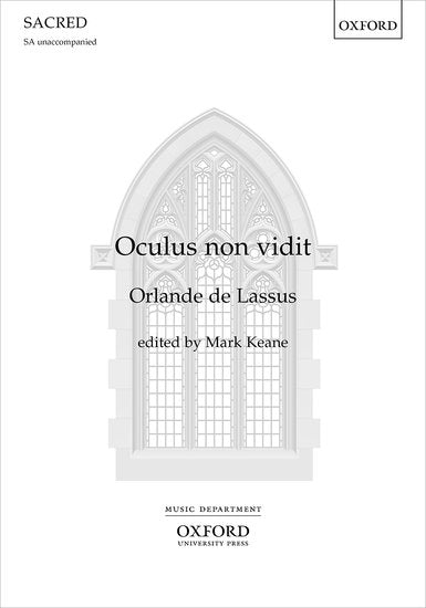 Oculus non vidit