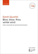 Blow, blow, thou winter wind (Unison)