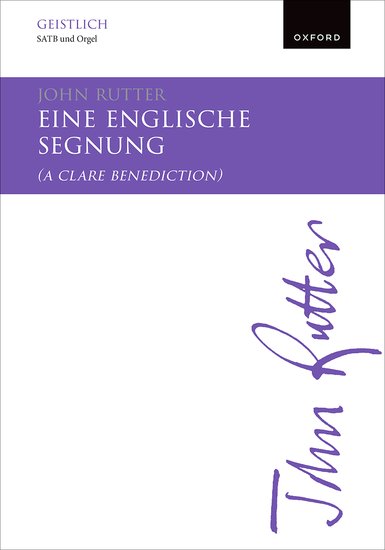 Eine englische Segnung (A Clare Benediction)