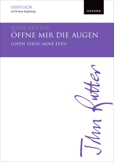 Offne mir die Augen (Open thou mine eyes)