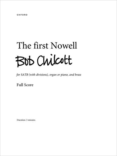 The first Nowell (Full score and set of parts)