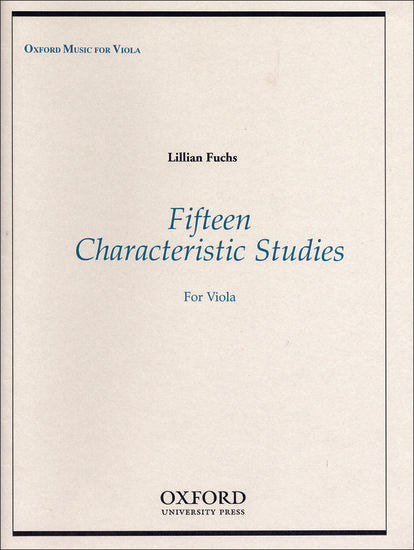 Fifteen Characteristic Studies for Viola