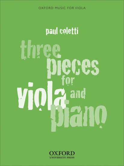 Three Pieces for Viola and Piano