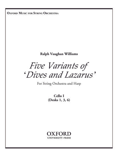 Five Variants on 'Dives and Lazarus' (Cello 1 part)