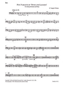 Five Variants on 'Dives and Lazarus' (Double bass part)