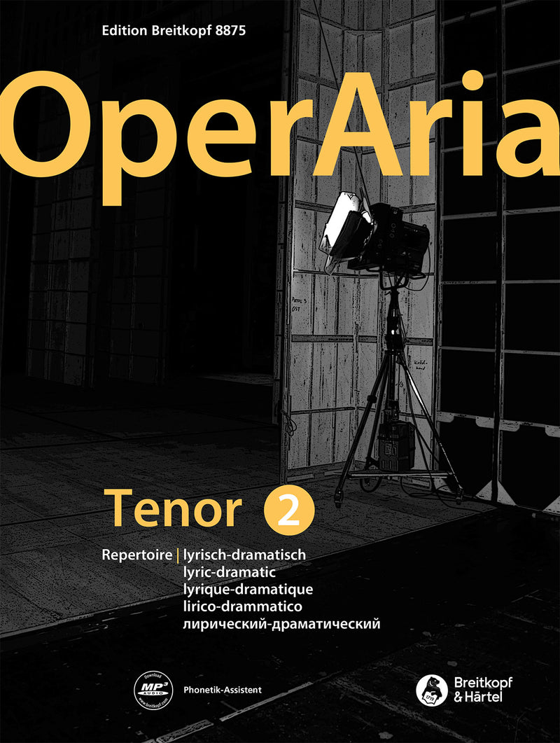 OperAria Tenor, Vol. 2: lyric-dramatic