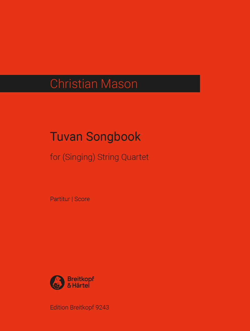 Tuvan Songbook (Score)