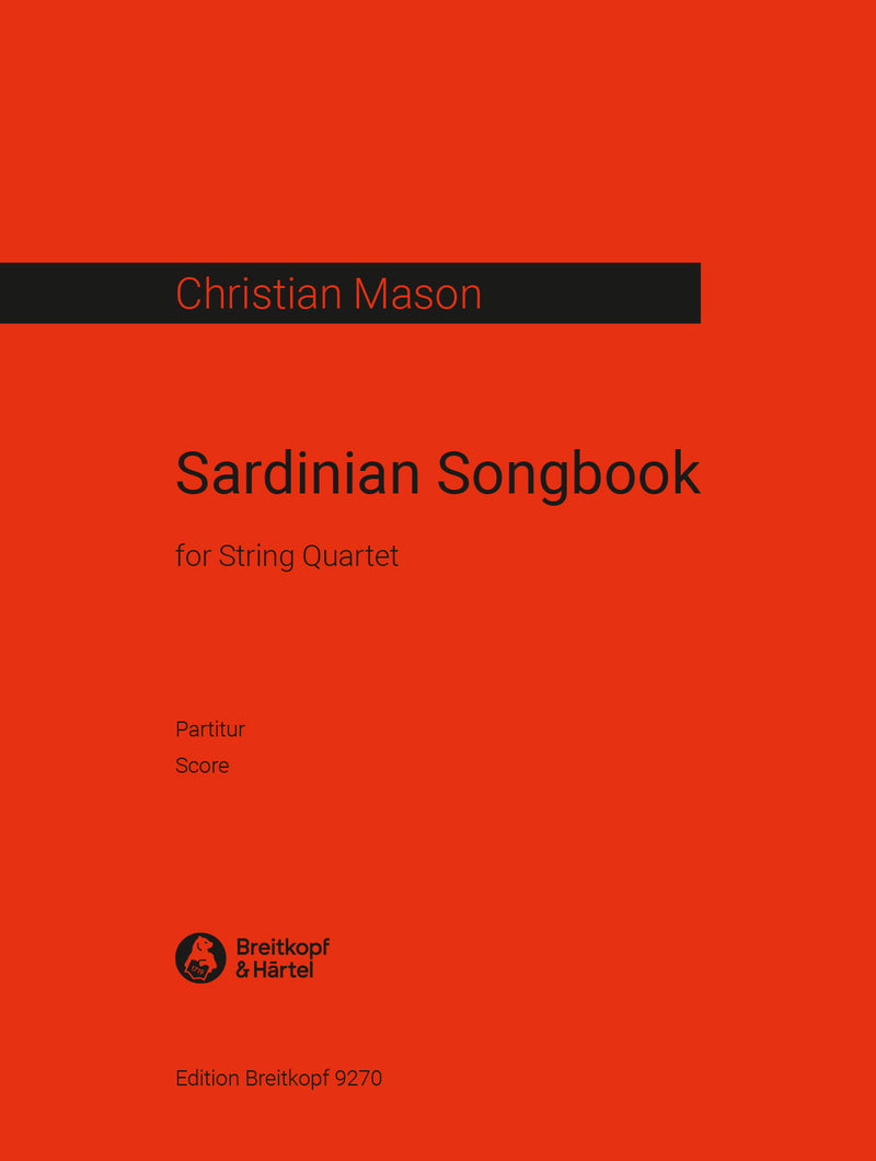 Sardinian Songbook (Full score)