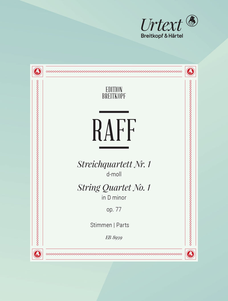 Streichquartett Nr. 1 d-moll = String Quartet No. 1 in D minor Op. 77 (Set of Parts)
