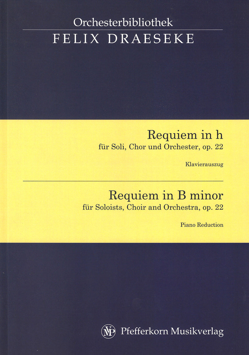 Requiem h-moll = Requiem in B minor Op. 22（ヴォーカル・スコア）
