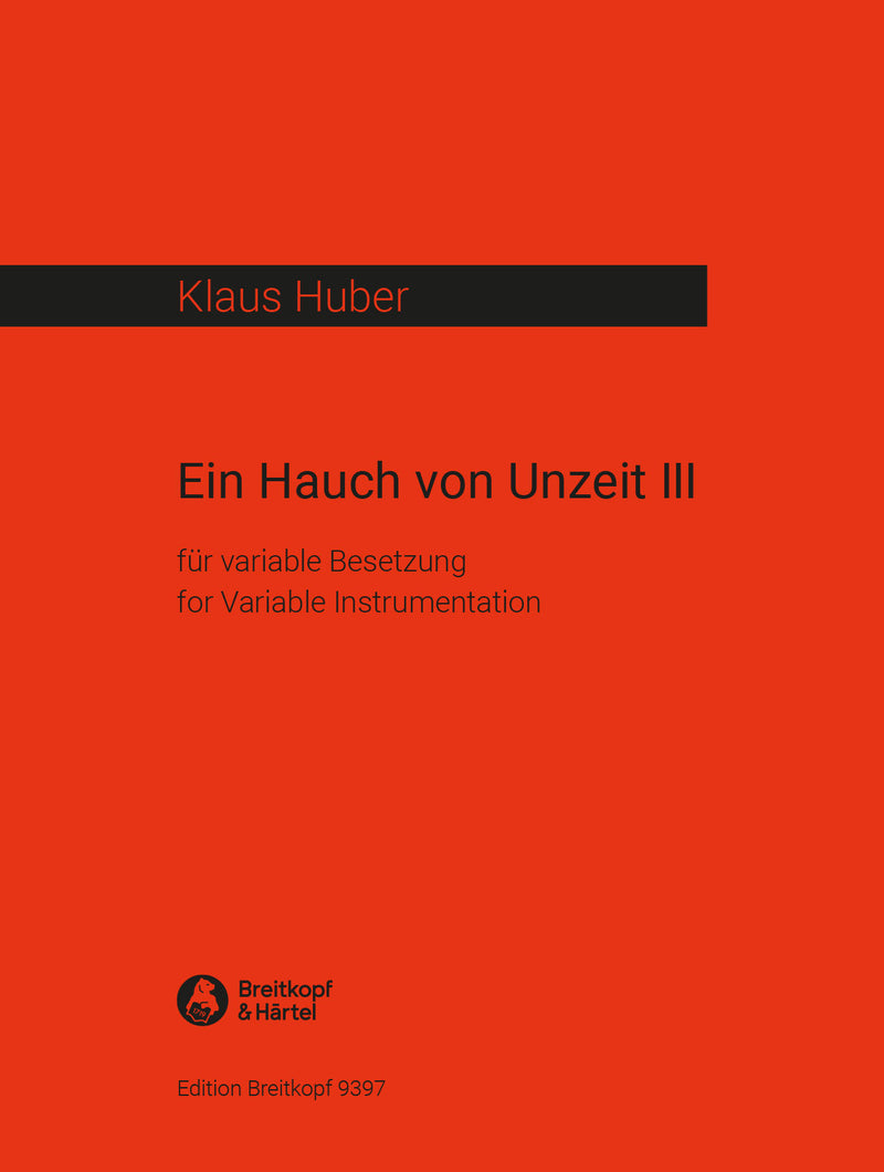 Ein Hauch von Unzeit: Version for Variable Instruments III (1972)