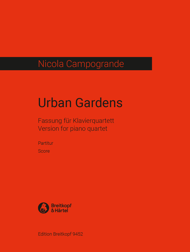 Urban Gardens (version for piano quartet)