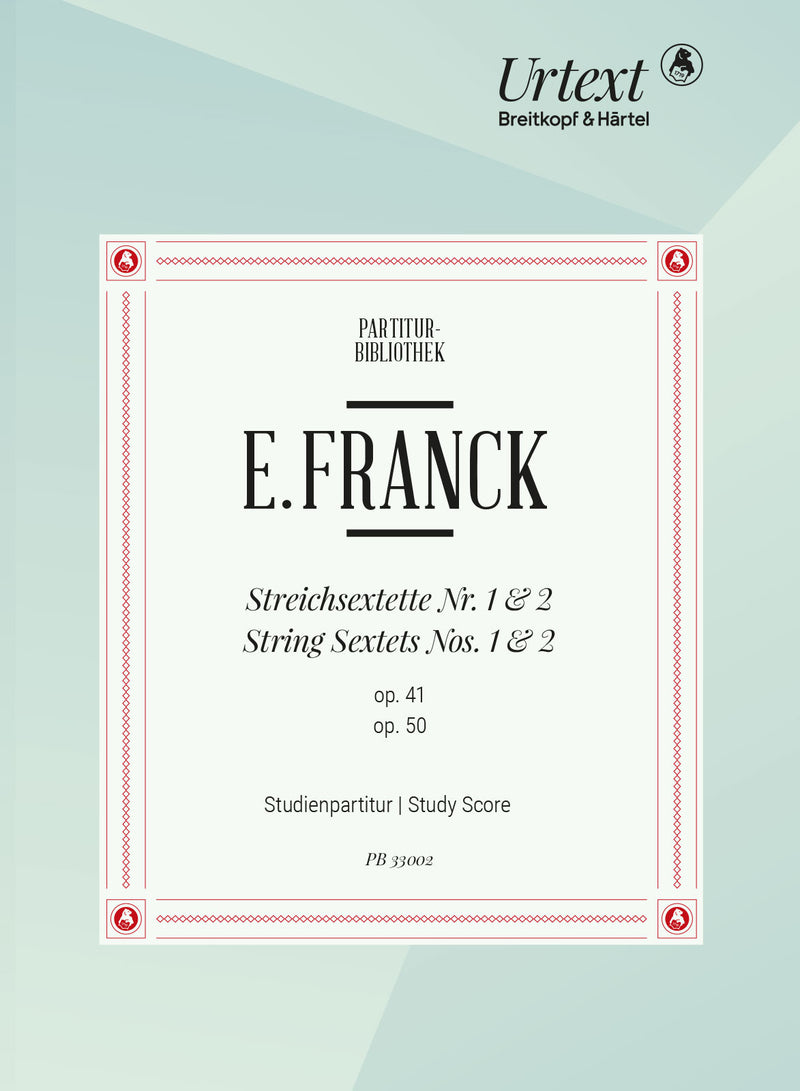 Streichsextette Nr. 1 und Nr. 2 = String Sextets No. 1 Op. 41 and No. 2 Op. 50（ポケット・スコア）