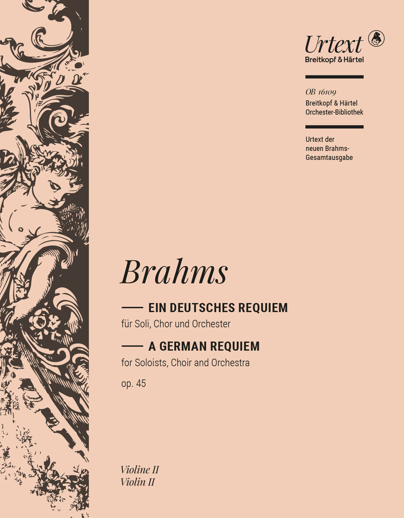 Ein deutsches Requiem = A German Requiem Op. 45 (Violin 2 Part)