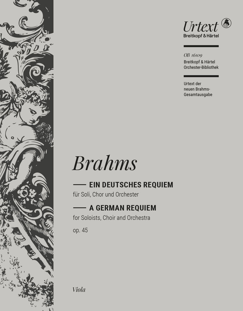 Ein deutsches Requiem = A German Requiem Op. 45 (Viola Part)