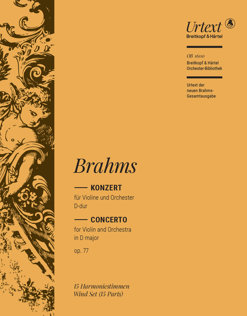 Violinkonzert D-dur = Violin Concerto in D major Op. 77 (Wind Parts)