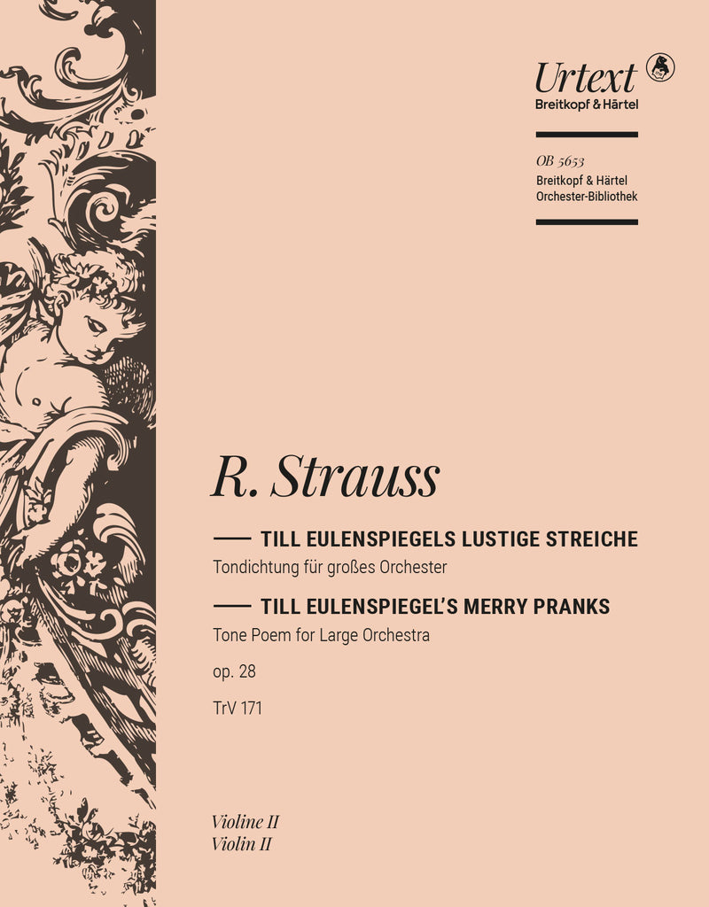 Till Eulenspiegels lustige Streiche = Till Eulenspiegel's Merry Pranks Op. 28 TrV 171 (Violin 2 Part)