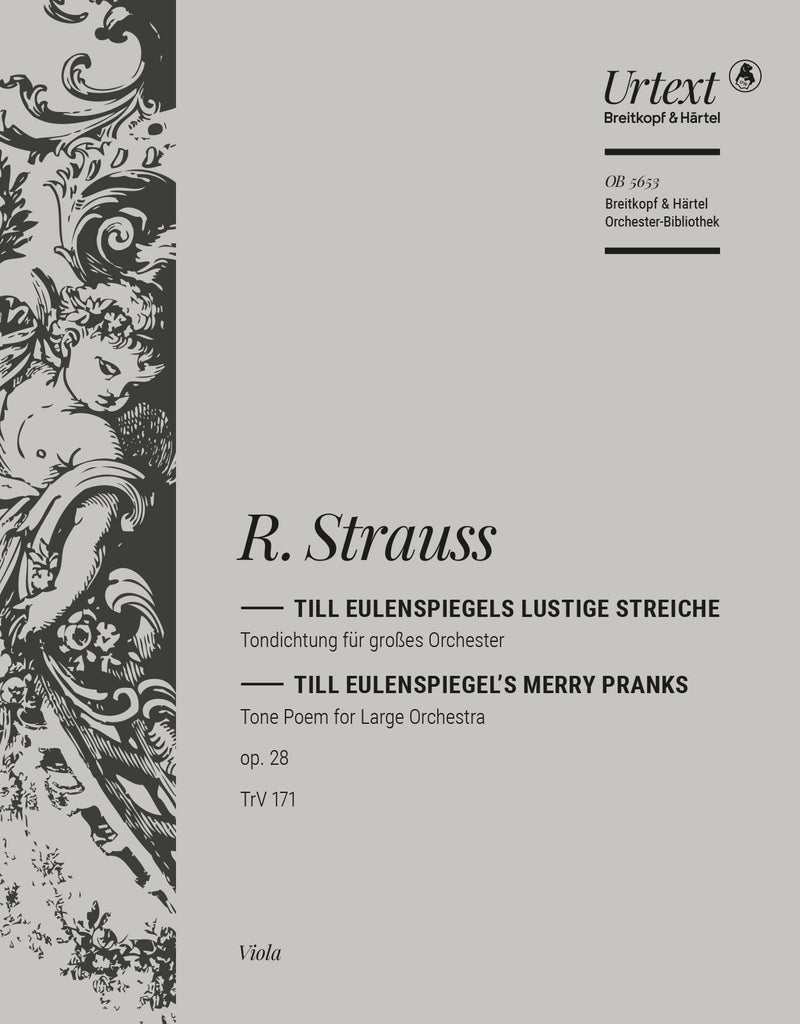 Till Eulenspiegels lustige Streiche = Till Eulenspiegel's Merry Pranks Op. 28 TrV 171 (Viola Part)