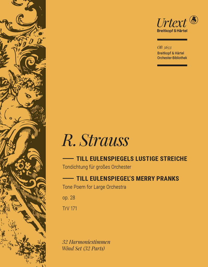 Till Eulenspiegels lustige Streiche = Till Eulenspiegel's Merry Pranks Op. 28 TrV 171 (Wind Parts)