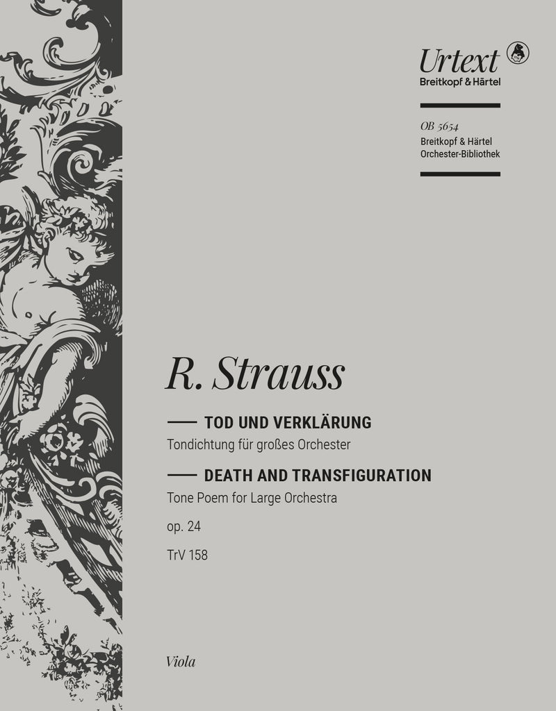Tod und Verklärung = Death and Transfiguration Op. 24 TrV 158 (Viola Part)