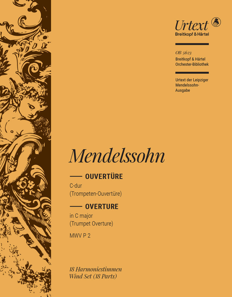 Ouvertüre C-dur = Overture in C major [Op. 101] MWV P 2 (Wind parts)