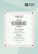 Der 23. Psalm = Psalm 23 D 706 [Op. posth. 132]