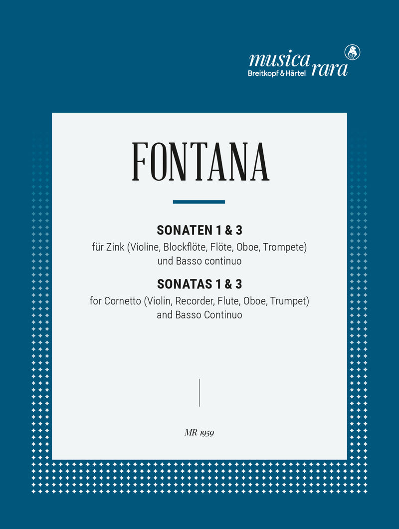 Sonaten Nr. 1 und 3 (1641) = Sonatas Nos. 1 and 3 (1641)