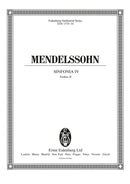 Sinfonia Nr. 4 c-moll = Sinfonia No. 4 in C minor MWV N 4 (Violin 2 part)