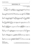 Sinfonia Nr. 6 Es-dur = Sinfonia No. 6 in Eb major MWV N 6 (Cello/Double bass part)