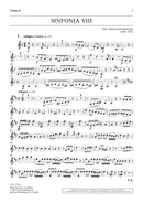 Sinfonia Nr. 8 D-dur = Sinfonia No. 8 in D major MWV N 8 (Violin 2 part)