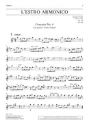 L'Estro Armonico op. 3/4 RV 550 (Violin 1 part)