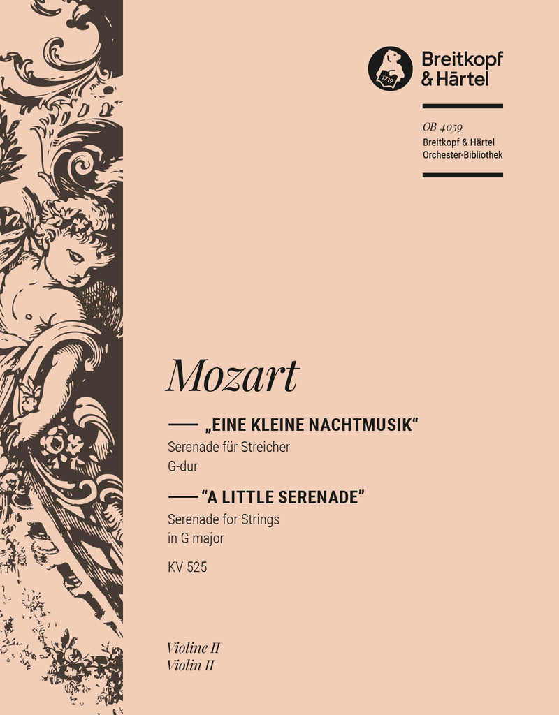 Eine kleine Nachtmusik G-dur = A Little Serenade in G major K. 525 (Violin 2 Part)
