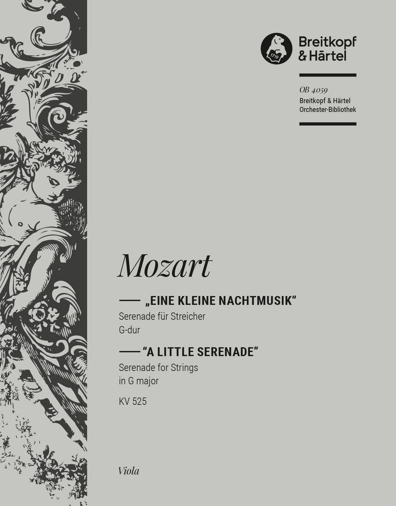 Eine kleine Nachtmusik G-dur = A Little Serenade in G major K. 525 (Viola Part)