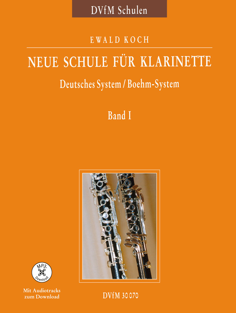 Neue Schule für Klarinette = New Clarinet Method, Vol. 1 (with audio tracks for download)