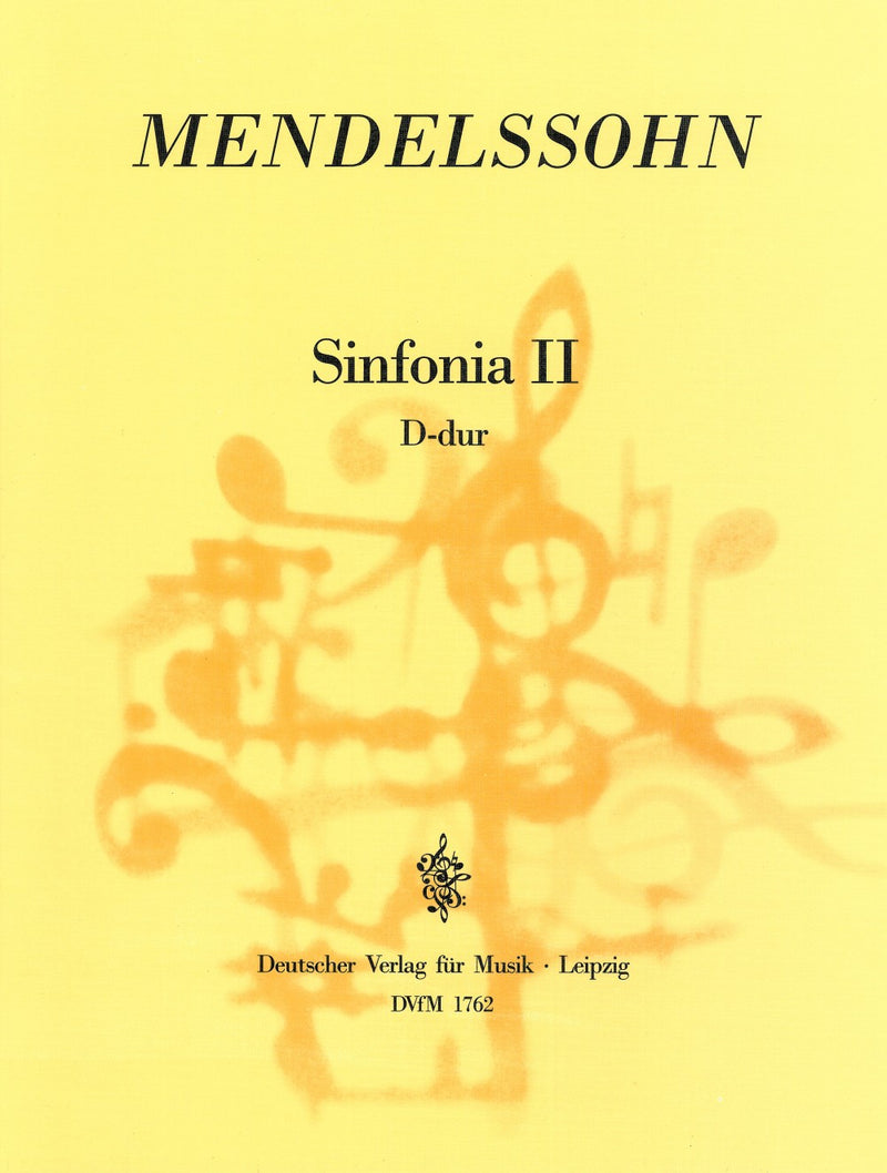 Sinfonia II D-dur = Sinfonia II in D major MWV N 2 (Full score)