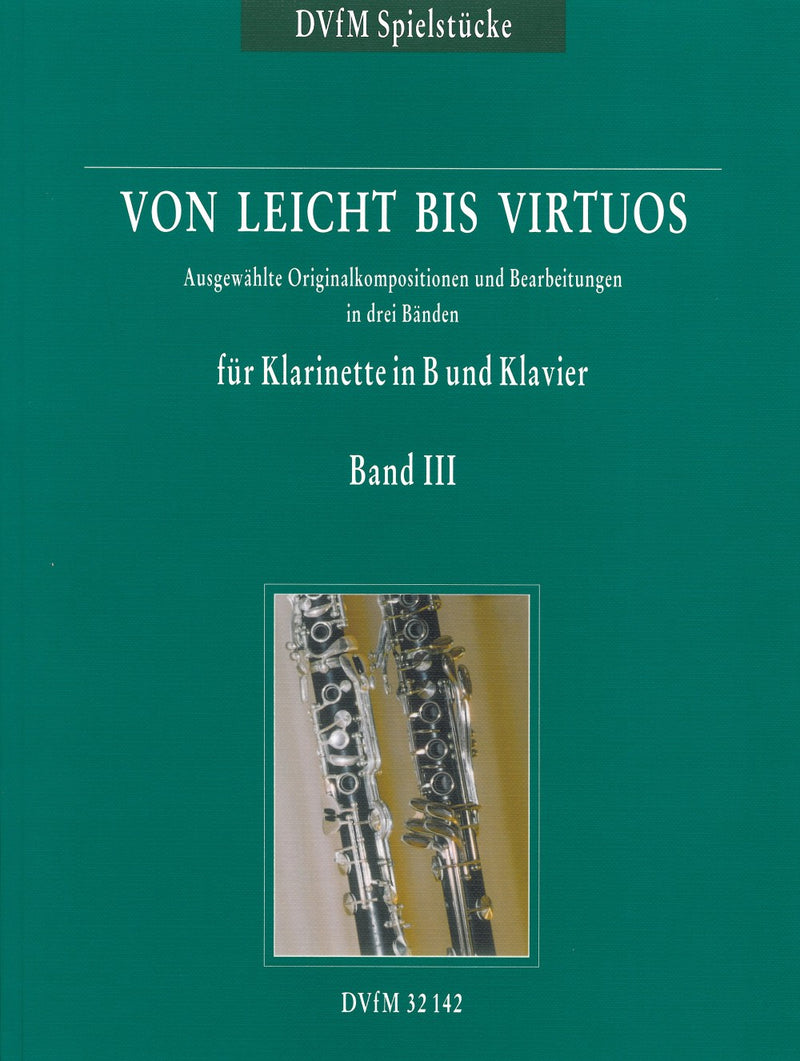 Von leicht bis virtuos = From Easy to Virtuoso, Vol. 3