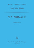 Sämtliche Werke = Complete Works: I: Madrigals, 1. book